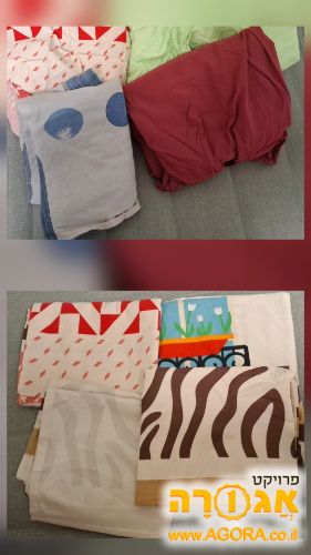 2 סדינים למיטת יחיד וציפות לכריות