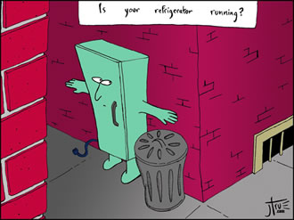 is your refrigirator running?